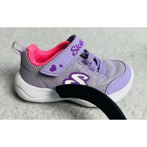 Skechers Steps 2.0 Easy Peasy Toddler Girls Shoes Size 5 Purple Lightweight - Picture 12 of 12